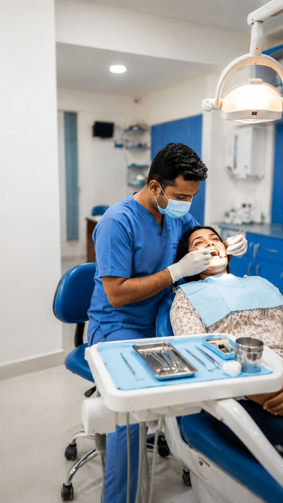 Doctor in consultation at Grand Dental Clinic